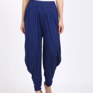 Harem Dhoti Baggy Pants Yoga Gym Loose Fit Lagenlook Stretch Leggings Free Size